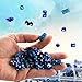 180 Pieces Blue Evil Eye Glass Beads for Jewelry Making - DIY Starter Kit for Adults - Free Leather Necklace and Bracelet for Inspiration - Wholesale Craft Supplies