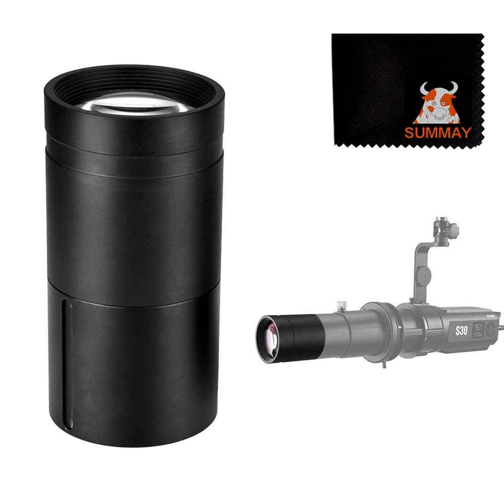 GODOX S30 Accessories SA-03 150mm Telephoto Lens SA-P Projection Attachment Accessory for S30 LED Video Light (SA-03)