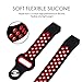 Hanlesi for Fitbit Alta HR Band, Fitbit Alta Band Breathable Soft Silicone Adjustable Fashion Sport Strap Band for Fitbit Alta 2 Replacement Fitness Accessory Wristband with Hole
