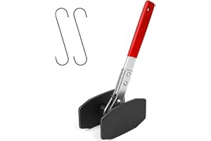 JOJOY LUX Brake Caliper Press Tool, Brake Caliper Tool Spreader, 4 in 1 Universal Disc Brake Caliper Compression Ratchet Piston Spreader Automotive Tools for Car Brake Repair, Medium with 2 Hooks