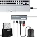 WAVLINK Mini USB C Hub, 4 Port USB Hub 3.0 Portable for Travel, USB C to 4X USB 3.0 Adapter for MacBook Pro 2017 iMac, Chromebook Pixelbook and Other USB C Device, Plug and Play, Hot Swapping