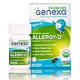 Genexa Homeopathic Allergy Medicine for Children: The Only Certified Organic Kids Allergy & Decongestant Medicine. Physician Formulated, Natural, Non-GMO Verified & Non-Drowsy (60 Chewable Tablets)
