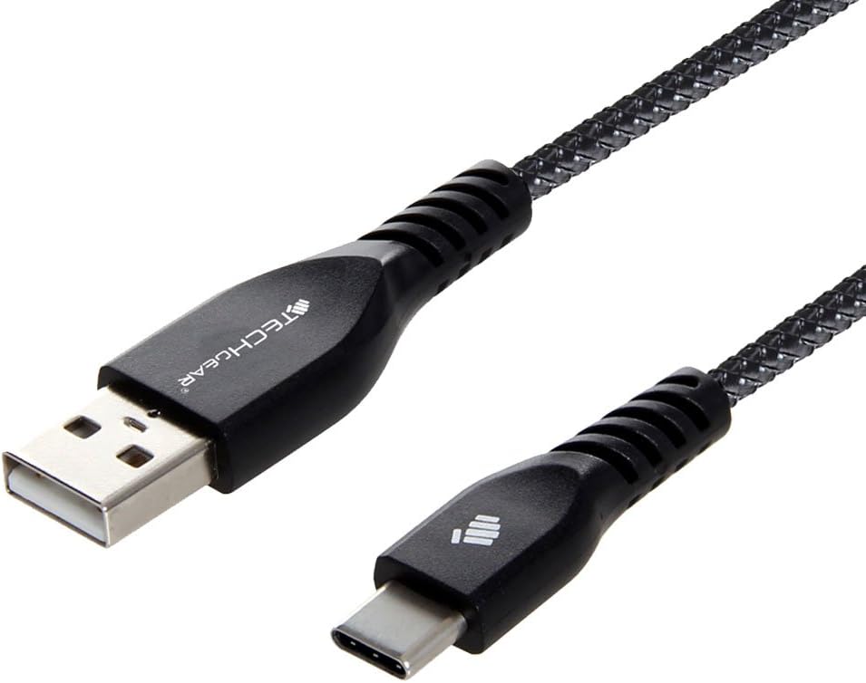 TECHGEAR 3 Pack STRONG Braided USB C Charger Cable & Sync Cables (30cm+1m+2m) for USB Type-C Compatible with iPad Pro 11" 12.9" 13" 2025-2018 - Image 3
