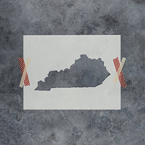 Kentucky State Stencil Template - Reusable Stencil with Multiple Sizes Available