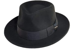 Scala Classico Men's Crushable Wool Felt Fedora
