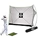 10 x 7ft Golf Net Bundle - Professional Patent Pending Design - Dual-Turf Golf Mat (only for 4pc option), Chipping Target & Carry Bag－Ideal Choice of Golf Nets for Backyard Driving & Golf Hitting Nets