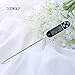 Digital Probe Cooking Meat Thermometer with Long Probe for Food, Meat, Candy and Bath Water, White