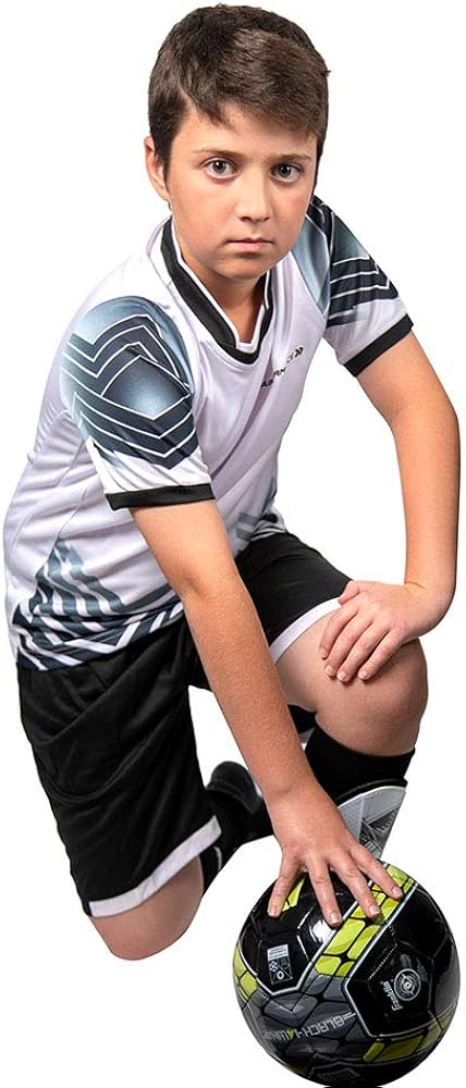 PAIRFORMANCE Boys' Soccer Jerseys Sports Team Training Uniform Age 4-12 Boys-Girls Youth Shirts and Shorts Set Indoor Soccer.: Clothing