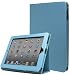 iPad 1 Case, Bastex Folio Synthetic Leather Case Cover with Built-in Stand for Apple iPad 1 1st Generation - Baby Blue