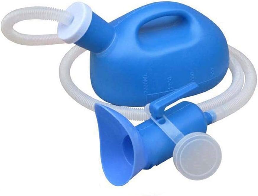 2000ML Unisex Urinal, 3 in 1 Portable Urine Bottle, Traveling Camping