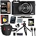 Canon PowerShot G7X Mark III 20.1MP 4K Digital Camera (Black) with 4.2X Optical Zoom Lens 24-100mm f/1.8-2.8 Black 3637C001 with 64GB Memory, Tripod, Camera Bag, HDMI Cable, Cleaning Kit Bundle