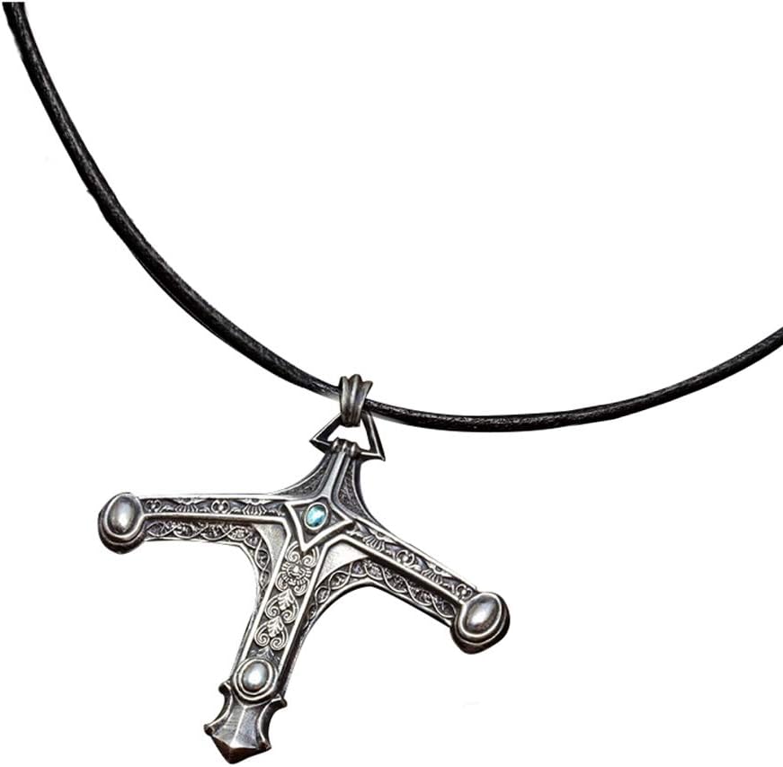 Necklace Cosplay Crow/Swoed Hunter Badge Pendant in Alloy Zinc Orignal Carnival Gifts for Unisex Adults Fans