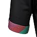 QinYing Colorful Flowers Women Breathable Cycling Jersey Shirt Short Sleeve S Black