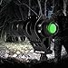 Morpilot Flashlight Mount Rail Mount Flashlight Picatinny Flashlight, 5 Modes 400LM Tactical Flashlight Offset Mount Set, Black