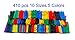 SummitLink 410 Pcs Assorted Heat Shrink Tubing Wrap Sleeve Set Combo Tube 5 Colors 10 Sizes