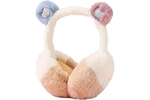 STARINGIRL Women Girls Winter Ear Muffs Warm Earmuffs Ear Cover Soft Plush Ear Muffs Plush Ear Warmers Outdoor Headband