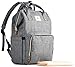 Diaper Bag, Multi-Function Waterproof Travel Baby Nappy Changing Bag Backpack with Insulated Bottle Pocket, Durable Stylish & Large Capacity