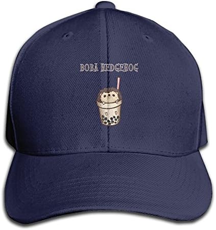 Boba Hedgehog Adjustable Baseball Caps Unstructured Dad Hat 100% Cotton Navy