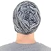 FORBUSITE Mens Slouchy Long Oversized Beanie Knit Cap for Summer Winter B08 (B5001x-Black w Grey)