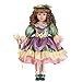 Women's Blossom Spring Porcelain Collectible Doll in Flower Petal Dress