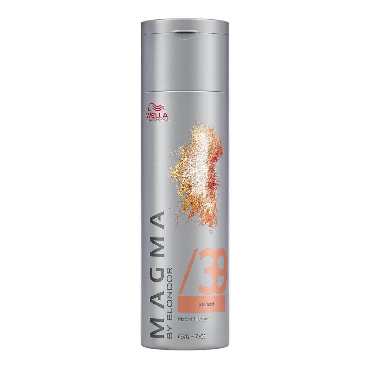 Wella Magma By Blondor Pigmented Lightener Hair Colour, No. 39 Bright Gold Cendre, 0.12 kg