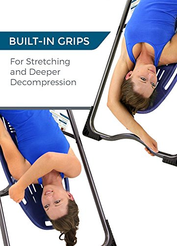 Teeter EP-960 LTD Inversion Table, 3rd-Party Safety Certified, Precision Engineering, with Extended Ankle Lock Handle and Better Back Accessories (Renewed)