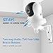 Wireless Security Camera, Houzetek 720P HD Indoor WiFi Home Surveillance IP Camera with Motion Detection, Micro SD Card and Night Vision, Two-Way Audio, ONVIF Support