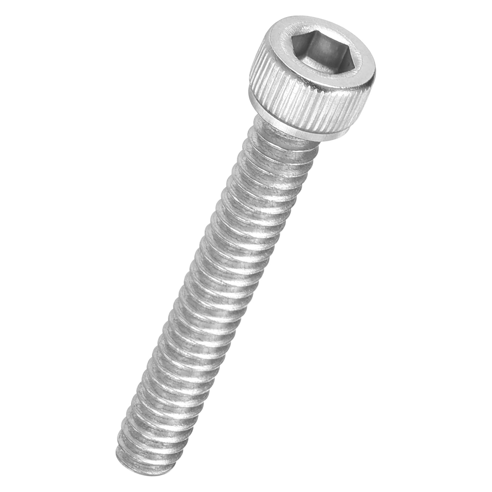 Kozelo 40pcs Socket Head Cap Screws - [#10-24 x 1-1/4"] UNC 304 Stainless Steel Allen Socket Drive for Electrical Motor 3D Printing Fan Engine Replacement Use, Silver — image 1