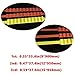 Diagtree 【Updated Version】 Update 3rd Snow Chains Anti Skid Tire Chains Adjustable Emergency Traction Aid for Vehicle Car Vans SUV 10pcs Anti-Slip Chain-Width 145-295mm/5.8-11.6'' (20 Pack)