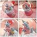 Musical Unicorn Snow Globe for Kids, 100mm Resin Glitter Music Box with Multiple Tunes, Gift for Girls - Pink