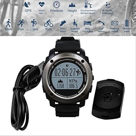 GPS Running Reloj de pulsera, Smart Watch Fitness Tracker ...