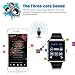 VALLEN Water Resistant Smart Watch Anti Lost and Handfree for Android 4.2 or above and Iphone 5s/6/6s/7/7s [2017 New Version] (Silver)
