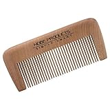 Nobe Handcrafted Natural Wood Beard/Hair Comb Anti-static Pocket Comb