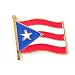 Puerto Rico Waving Flag Lapel Pin State Made of Metal Souvenir