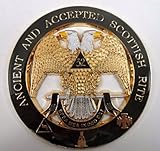 Masonic Scottish Rite Double Eagle Car Decal