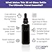 Infinity Jars 50 ML (1.7 Fl oz) Ultraviolet Black Glass Tincture Bottle & Dropper Leak‑Proof Travel Vial for Essential Oils, Serums, Micro-Doses, Herbal Extracts