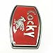 Cocky Die Cast Chrome Finish Metal Belt Buckle