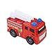 Toy State Emergency City Vehicles set of 10- Police, Fire Truck, Ambulance, Action News Helicopter, Taxi, Bus, Recycle, Garbage & Tow Trucks - all Free-Wheeling some with Moving Parts Imagination Play