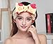 Huachnet Soft Caroset Cosmetic Headband-Polka Dots (Yellow with Red Berries)