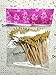 DOOXOO Gold Glitter Crown Cupcake Toppers Set 36 Princess Birthday, First Birthday, Baby Shower, Party Decor, Gold Glitter Crowns, Dessert Table