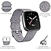 QIBOX Bands Compatible with Versa, Woven Fabric Wrist Strap Watch Special Edition Replacement Bands Classic Square Stainless Steel Buckle Compatible with Versa Smart Watch
