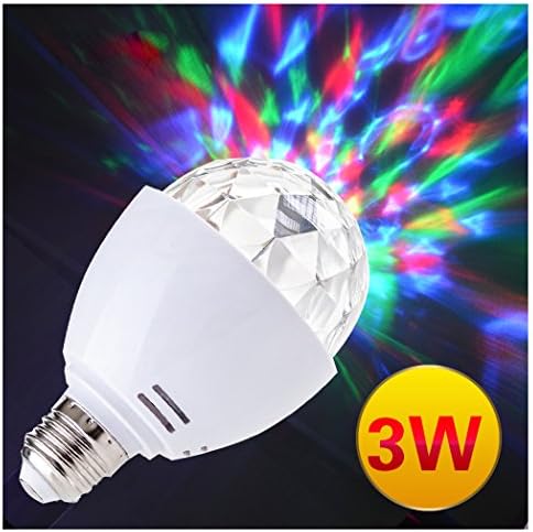 DJ Lights Disco Ball Lamps Stage Laser Light for KTV Club with RGB 3 W Colors Dacuan(White)