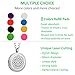 GelConnie Celtic Aromatherapy Essential Oil Necklace Diffuser Pendant Fragrance Jewelry Stainless Steel Locket Perfume Necklace for Women, Lady CSFL059-1