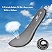 FILWO Memory Foam Insoles Men Comfy Soles Replacement, Walking Boot Insoles Inserts Sports Running Shoes Trainers Sneakers Working Shoes, Comfort Insoles Women Cushion Soles 1Pair (Grey, US10=EU44)thumb 4