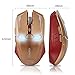 E-TECHING 2.4GHz Gold Wireless Optical Mouse Mice for Computer PC Laptop