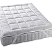 Royal Hotel Bedding Mattress Topper, Full, 2 Inches Hypoallergenic Overfilled Down Alternative Anchor Bands Mattress Topper
