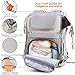 Diaper Bag Backpack-Multifunction Travel Back Pack, Waterproof Maternity Baby Nappy Changing Bags for Mom and Dad, Large Capacity And Stylish, Durable Baby Nappy Bags Organizer for Baby Care - Gray