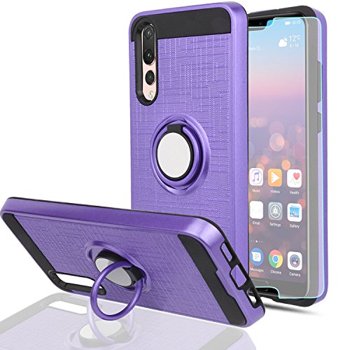 Huawei P20 P20 Pro 360 Case 360° Rotating Ring Dual Layer Case