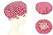 Huachnet Large -Size Waterproof Double Layers Women's Shower Caps (Purple)