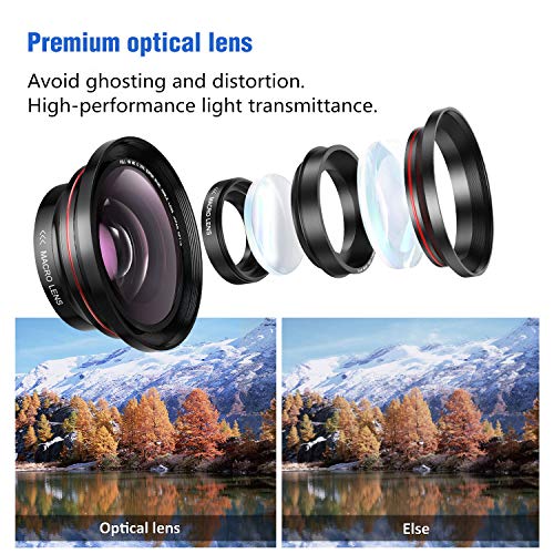 72MM 0.39x AOOE Professional HD Wide Angle Lens (w/Macro Portion) for Camcorder Camera No Distortion